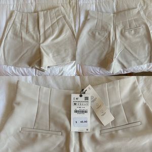 Zara tailored shorts NWT